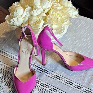 Jessica Simpson Fuchsia Pink Heels-Lovely